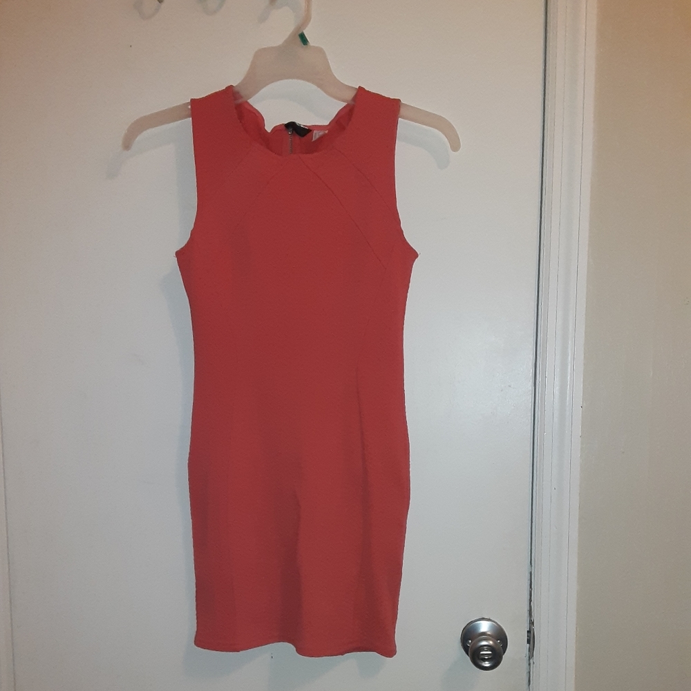 Coral dress